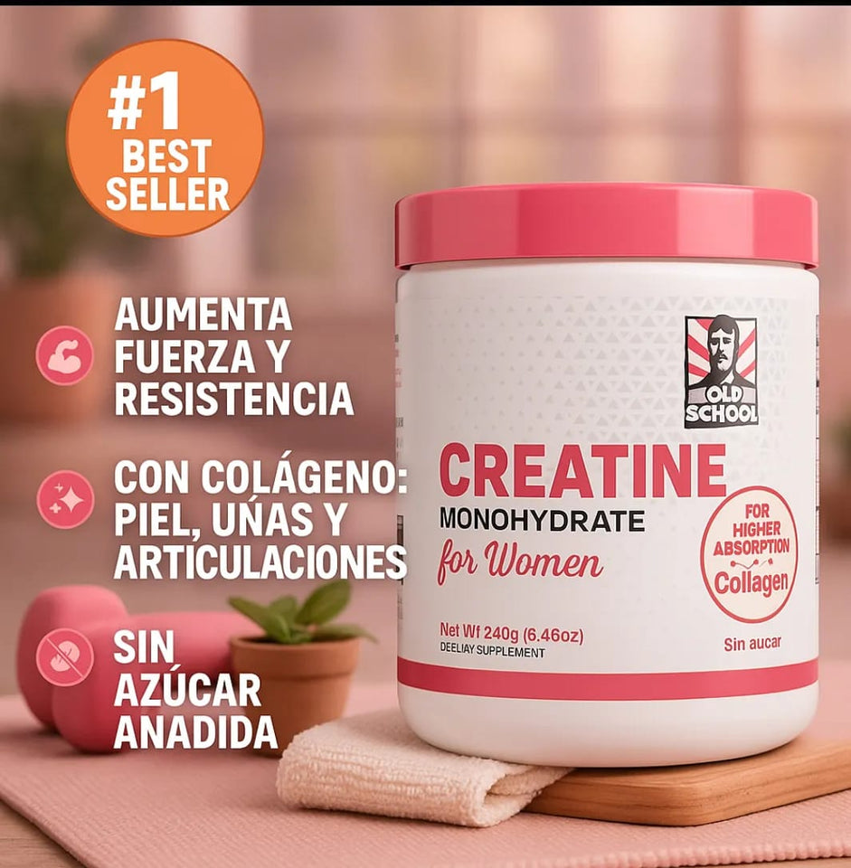 Creatina para Mujeres – Fórmula Especial para Aumentar Glúteos